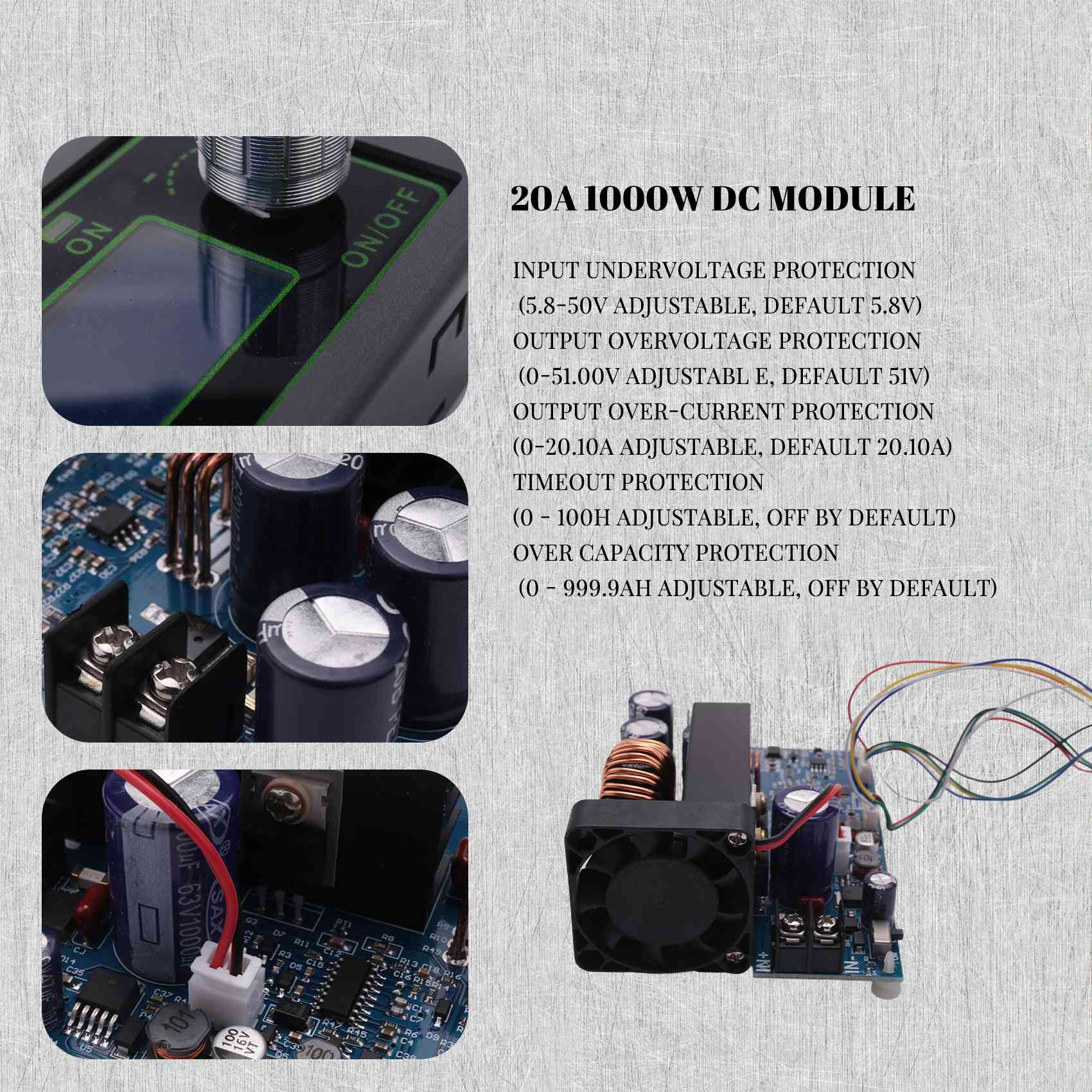 【NEWA76K！】WZ5020L 20A 1000W DC - Step Down Dc Power Supply Module 1000W のレビューと価格